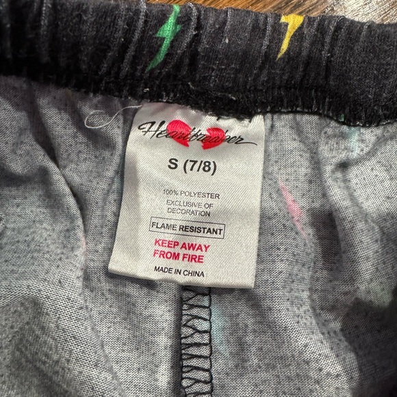 Heart Breaker Pajama Pants size 7/8 - Picture 2 of 2